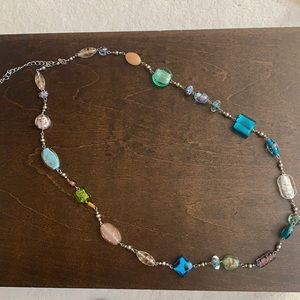 Long Stone Necklace